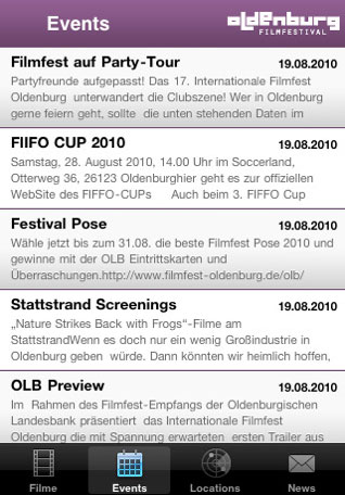 Int. Filmfest Oldenburg Int. Filmfest Oldenburg