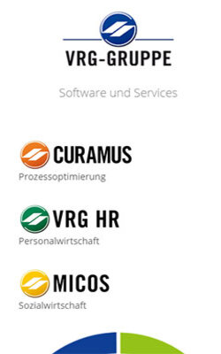 TYPO3 Auftritt VRG-Gruppe – Software und Services - Partner für das tägliche IT-Business - zur Website